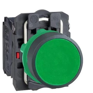 SCHNEIDER ELECTRIC XB5AA35 Push Button Operator, 22 mm, 1NO/1NC, Green SCHNEIDER ELECTRIC XB5AA35 Push Button Operator, 22 mm, 1NO/1NC, Green