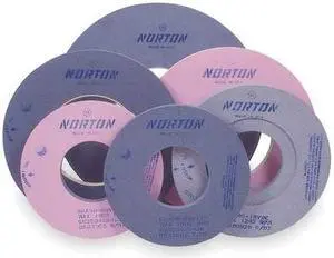 NORTON ABRASIVES 66253464995 Cylindrical Grinding Wheel,16x2x5,AO,46G