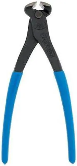 CHANNELLOCK 358 8 in End Cutting Pliers, Xtreme Leverage Technology (XLT), Blue