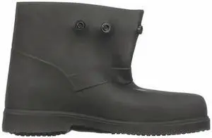 TREDS OVERBOOTS 13856 Overboots, Plain Toe, 6 in Height, Snap Tab Closure, Slip