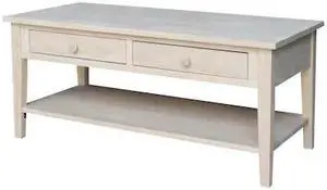 INTERNATIONAL CONCEPTS OT-8C Rectangle K12-3030-3, 48 W, 24 L, 19 in H, Wood,