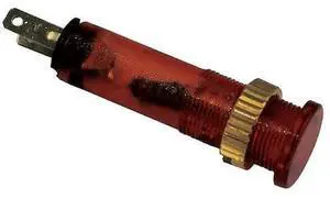 DAYTON 22NY82 Flush Indicator Light,8mm,240V,Amber