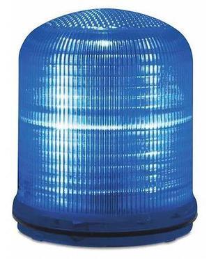 FEDERAL SIGNAL SLM200B Beacon Warning Light,Blue,LED