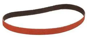3M CUBITRON 60440228157 Sanding Belt, 1/2 in W, 18 in L, Coated, Ceramic, 36