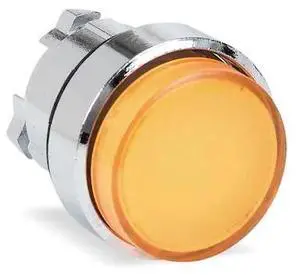 SCHNEIDER ELECTRIC ZB4BW153 Illuminated Push Button Operator, 22 mm, Yellow