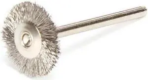 WEILER 91200 Miniature Wheel Brush,Crimped Wire,3/4