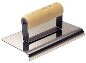 Sidewalk Edger, SS/Wood, 5/8 in Radius