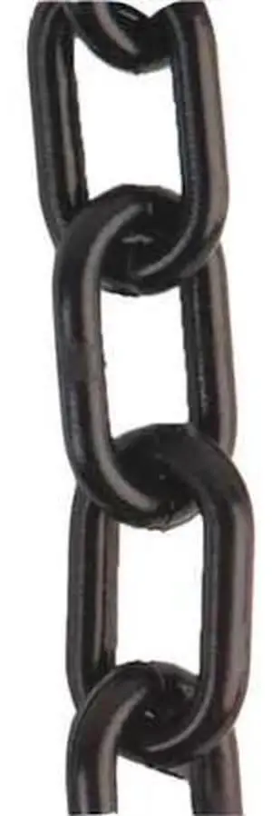MR. CHAIN 50003-300 2" (#8, 51 mm.) x 300 ft. Black Plastic Chain