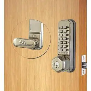 CODELOCKS CL250K-SS Mechanical Lockset,Stainless Steel,Knob