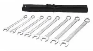 WESTWARD 54RZ51 Combination Wrench Set,Standard,SAE