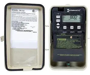 Intermatic Digital Timer,24 hr.,3 SPST,120/240V  PE153