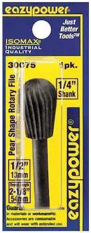 ZORO SELECT 30075 Pear Shaped Rotary File,5/8 in.,1 pcs.
