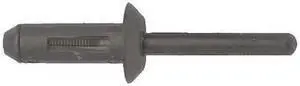 ZORO SELECT 9054PK Blind Rivet, Dome Head, 17/64 in Dia., 3/4 in L, Nylon Body,