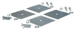 VESTIL SB-36-GDK Speed Bump Glue Down Kit, Stainless Steel, Steel, Silver