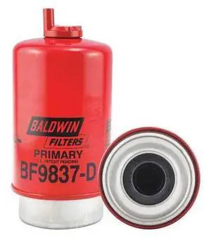 BALDWIN FILTERS BF9837-D Fuel Filter,6-25/32 x 3-9/32 x 6-25/32In