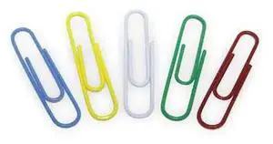 ZORO SELECT 2WFV5 Paper Clip,2 In,Asrt,Metal,PK100