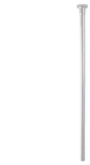 ZORO SELECT 4FEW3 Supply Line,Toilet,3/8In Dia,20In Length