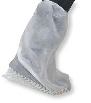 CONDOR 2KTU4 Disposable Boot Covers, Universal, Polypropylene, Elastic, Serged