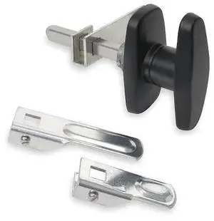 ZORO SELECT 1XNZ3 Cam Latch, Nonlocking, Black Powder Coated, Catch/Latch