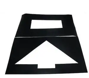 ZORO SELECT 3W633 Parking Lot Symb,Straight Arrow,Plastic