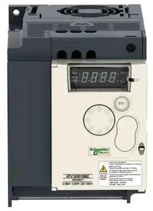 SCHNEIDER ELECTRIC ATV12HU15M3 Variable Frequency Drive, 2 HP, 230VAC, Altivar