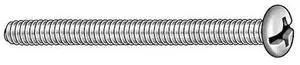 ZORO SELECT MCRFI-1002000-100P #10-32 x 2 in Combination Phillips/Slotted Round