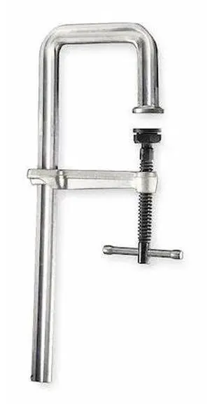 BESSEY 2400J-12 12 in Bar Clamp, Steel Handle and 5 1/2 in Throat Depth