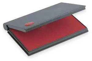 COSCO 038787 Stamp Pad,Size 2,Color Ink Red