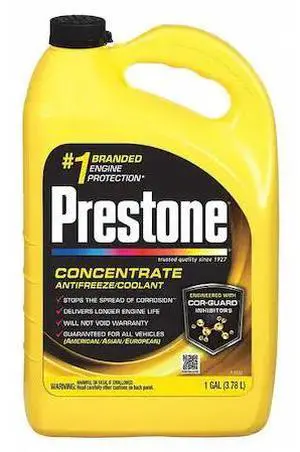 PRESTONE AF2000 Antifreeze Coolant, Bottle, 1 gal, Ready to Use, Concentrated,