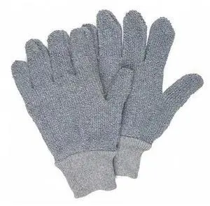 MCR SAFETY 9422KM Std Weight 22Oz Knit Wrist Gray,PK12