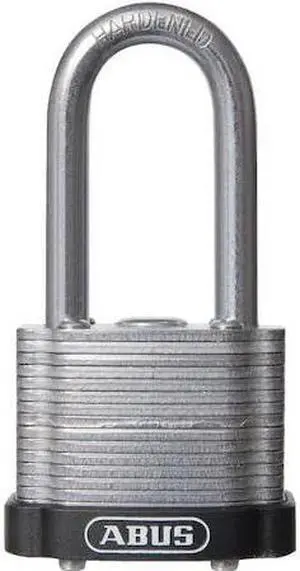ABUS 41HB/40 KD Black Lockout Padlock, Keyed Different, Steel, Black, 2 in