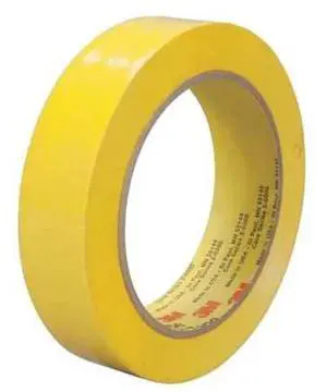 3M 483 Film Tape,Polyethylene,Yellow,2In x 36Yd