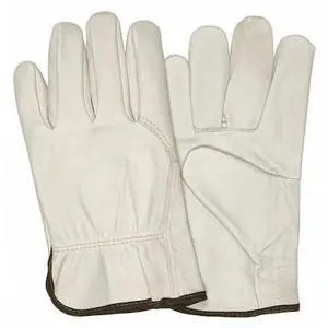 MCR SAFETY 3214XL Leather Drivers Gloves, Cowhide, Slip-On, Wing Thumb, Gunn-