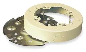 LEGRAND V5738 Fixture Box, 500, 700 Series, 2 Channel, 4.75 in W, 1 in H, 4 3/4