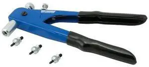 ZORO SELECT 5TUW3 Rivet Nut Gunw/Mandrels,8-32,10-24,10-32