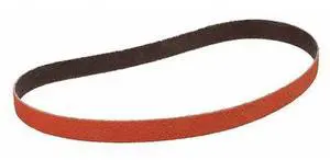 3M CUBITRON 60440228165 Sanding Belt, 1/2 in W, 24 in L, Coated, Ceramic, 36