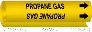 BRADY 5748-O Pipe Marker,Propane Gas, 5748-O