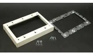 WIREMOLD V5751-3 Three Gang Extensn Adapter Fitting,Ivory