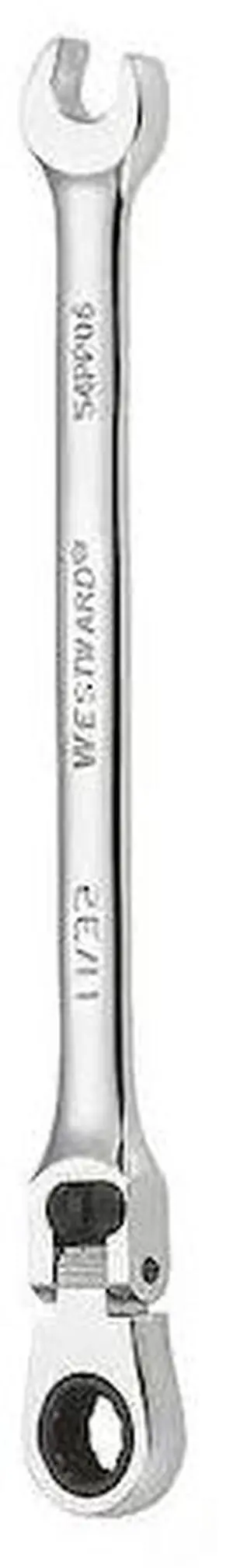 WESTWARD 54PP06 Wrench,Comb./Flexible Head,SAE,11/32"