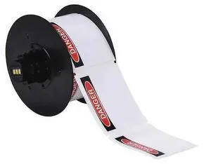 BRADY B30-25-595-OSHADA Label, Red/Black/White, Labels/Roll: 175
