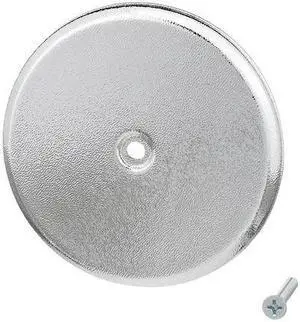 OATEY 34406 5 Dia, Plastic, Chrome, High Impact, Cover Plate