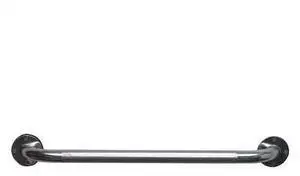 DMI 521-1530-0624 Knurled Grab Bar, 24" L, Steel, Chrome plated