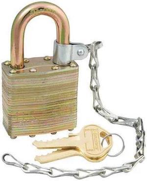 MASTER LOCK 6001NKAS6FLCNUS Padlocks, Keyed Alike, Standard Shackle,