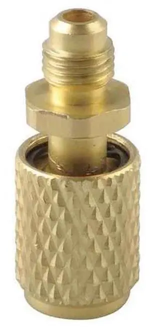 ZORO SELECT 10U324 Quick Coupler,Low Loss,1/4 In MxF,0 Deg