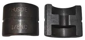 HUSKIE TOOLS 18AC Compression Die,Blue,Wire Rope,1/8 In