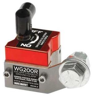 MAG-MATE WG200R Magnetic Weld Ground,2-7/8x2-3/4in,150lb