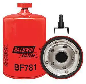 BALDWIN FILTERS BF781 Fuel Filter,6-1/8 x 3-11/16 x 6-1/8 In