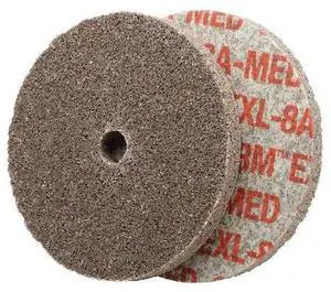 SCOTCH-BRITE 61500078722 Unitized Wheel,3in. Dia.,Arbor Hole