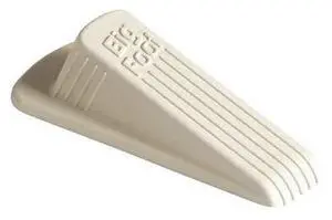 BIG FOOT 913 Door Wedge, Vulcanized Rubber, Beige, 1-1/4"H x 2"W