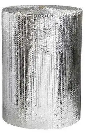 ZORO SELECT 39UL19 Cool Shield Bubble Rolls,24"x125',Silver